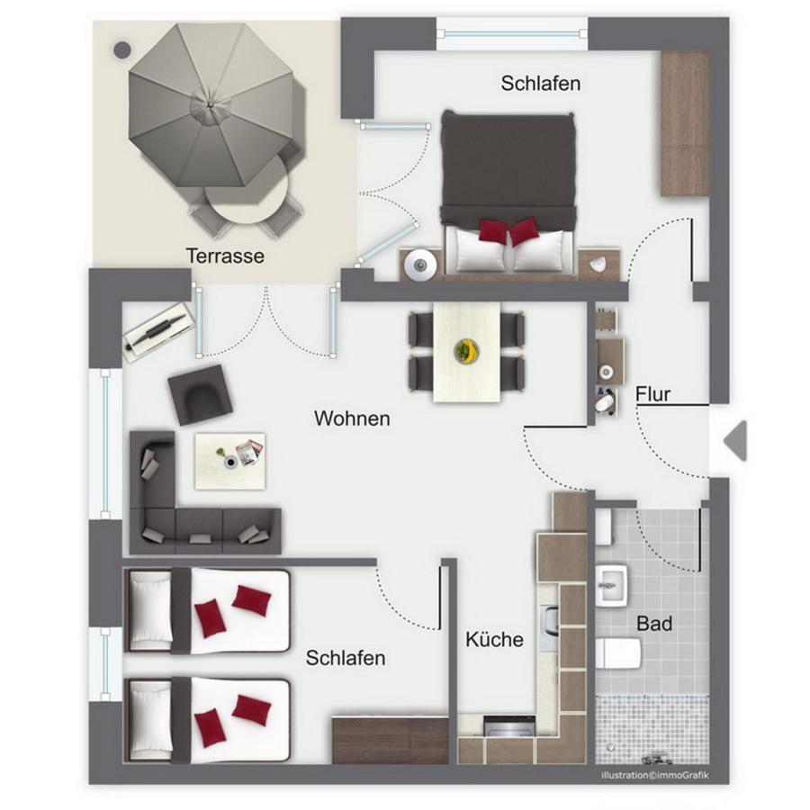 Duenenblick Wohnung 37 볼텐하겐 외부 사진